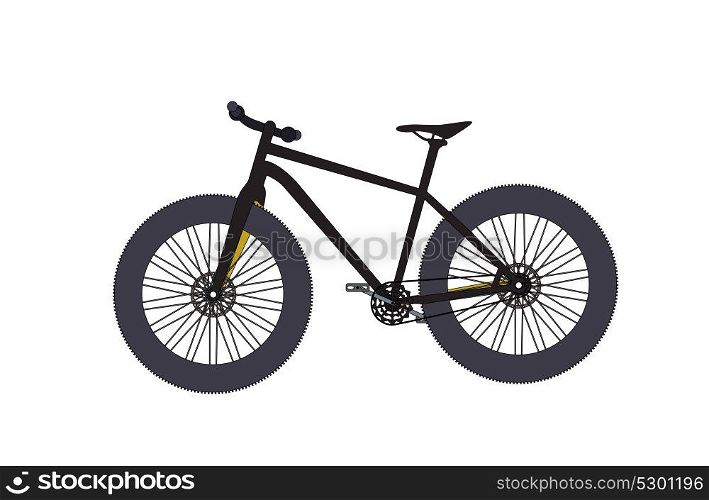 Bicycle Vector Illustrator. Isolated on White Background. EPS10. Bicycle. Vector Illustrator.
