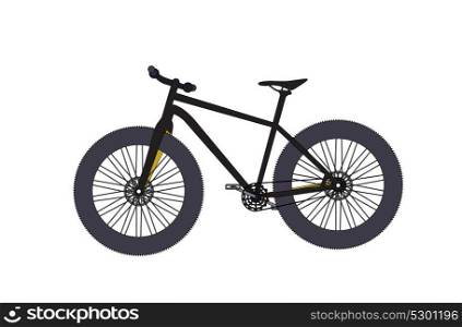 Bicycle Vector Illustrator. Isolated on White Background. EPS10. Bicycle. Vector Illustrator.