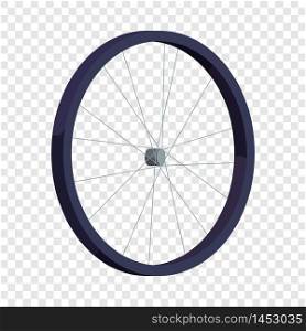 Bicycle wheel icon. Isometric illustration of bicycle wheel vector icon for web design. Bicycle wheel icon, isometric style