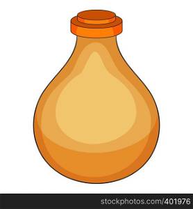 Big bottle icon. Cartoon illustration of big bottle vector icon for web design. Big bottle icon, cartoon style