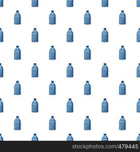 Big bottle of water in cartoon style isolated on white background vector illustration. Big bottle of water pattern