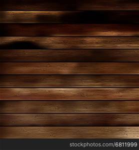 Big Brown wood plank wall texture background. + EPS10