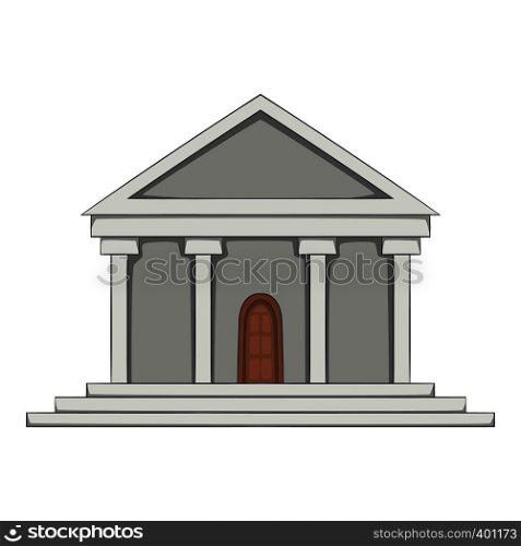 Big building icon. Cartoon illustration of big building vector icon for web. Big building icon, cartoon style