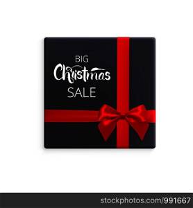 Big Christmas sale. Super Christmas sale poster, advertising, booklet. Vector illustration with isolated design elements