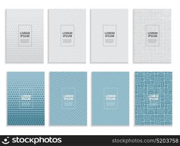 Big Collection Set of Simple Minimal Covers Business Template Design. Future Geometric Pattern. Vector Illustration EPS10. Big Collection Set of Simple Minimal Covers Business Template Design. Future Geometric Pattern. Vector Illustration