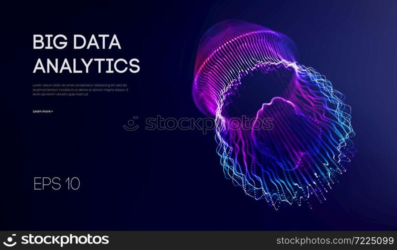 Big data visualization. Background 3d .Big data connection background. Cyber technology Ai tech wire network futuristic wireframe data visualisation. Vector illustration .. Big data visualization. Background 3d .Big data connection background. Cyber technology Ai tech wire network futuristic wireframe data visualisation. Vector illustration . Artificial intelligence .