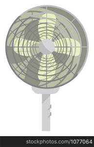 Big fan, illustration, vector on white background.