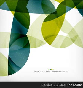 Big geometric shapes corporate business template. Flowing colorful round shapes, textured abstract background