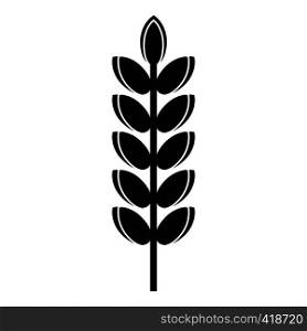 Big grain spike icon. Simple illustration of big grain spike vector icon for web. Big grain spike icon, simple style