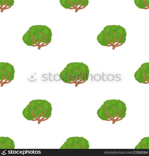 Big green tree pattern seamless background texture repeat wallpaper geometric vector. Big green tree pattern seamless vector