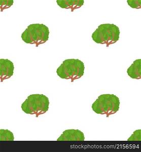 Big green tree pattern seamless background texture repeat wallpaper geometric vector. Big green tree pattern seamless vector
