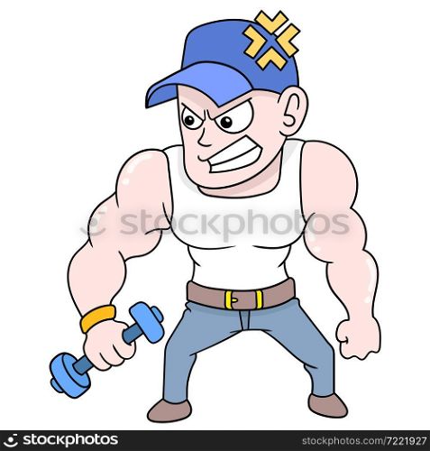 big man workout dumbell