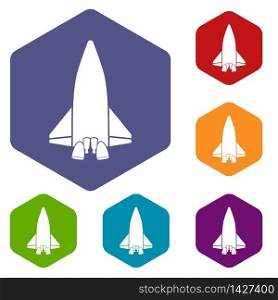 Big plane icon. Simple illustration of big plane vector icon for web. Big plane icon, simple style