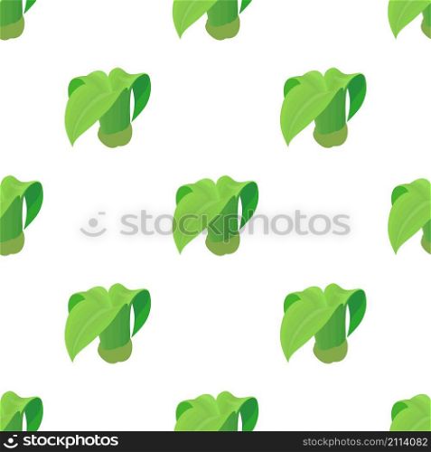 Big plant pattern seamless background texture repeat wallpaper geometric vector. Big plant pattern seamless vector