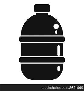 Big plastic bottle icon simple vector. Eco recycle. Ecology ocean. Big plastic bottle icon simple vector. Eco recycle