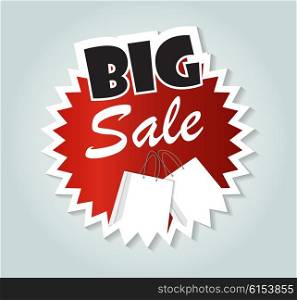 Big Sale Label Sign for Your Business. Vector Illustration EPS. Big Sale Label Sign for Your Business. Vector Illustration