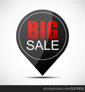 Big Sale Label Vector Illustration EPS10. Big Sale Label Vector Illustration