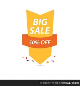 Big sale of colorful discount pattern .. Big sale of colorful discount pattern on white background. Vector illustration .