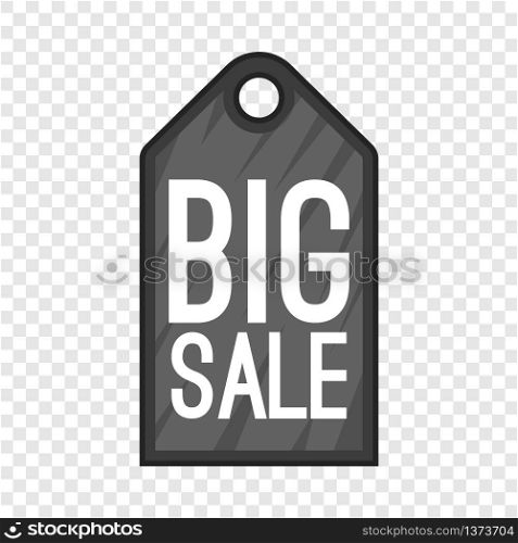 Big sale tag icon in cartoon style isolated on background for any web design . Big sale tag icon, cartoon style