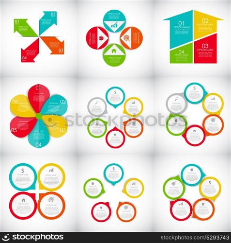 Big Set of Infographic Banner Templates for Your Business Vector Illustration. EPS10. Big Set of Infographic Banner Templates for Your Business Vector