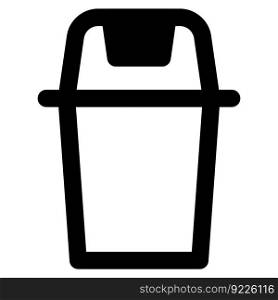 Big-size waste basket for dumping trash