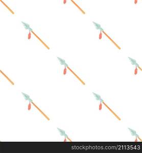 Big spear pattern seamless background texture repeat wallpaper geometric vector. Big spear pattern seamless vector