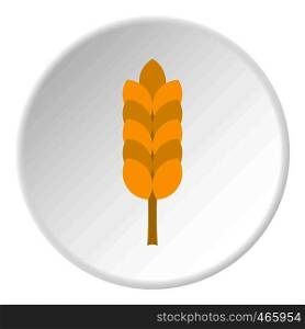 Big spica icon in flat circle isolated on white vector illustration for web. Big spica icon circle