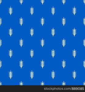 Big spike pattern repeat seamless in blue color for any design. Vector geometric illustration. Big spike pattern seamless blue