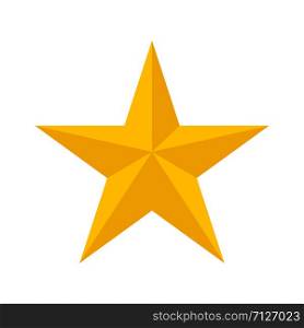 Big star isolated on white background. Vector illustration. Big star isolated on white background. Vector