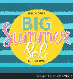 Big Summer Sale Abstract Background Vector Illustration EPS10. Big Summer Sale Abstract Background Vector Illustration