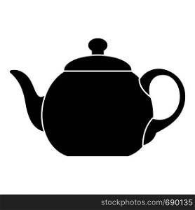 Big teapot icon. Simple illustration of big teapot vector icon for web. Big teapot icon, simple style