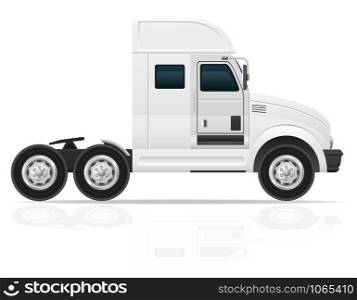 big truck tractor for transportation cargo vector illustration isolated on white background