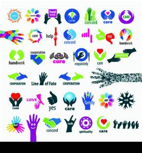 biggest collection of vector logos hands