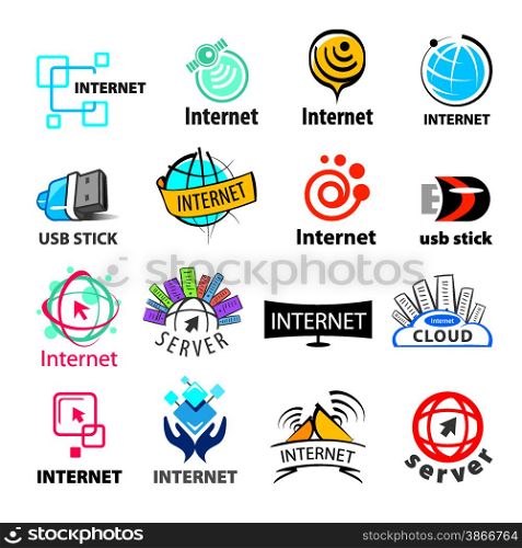 biggest collection of vector logos of the Internet and network