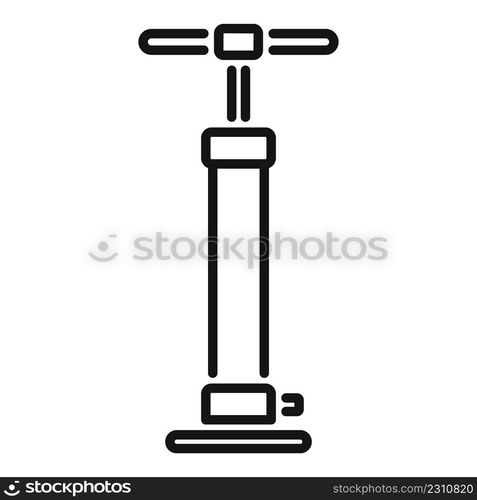 Bike air pump icon outline vector. Fix workshop. Service mechanic. Bike air pump icon outline vector. Fix workshop