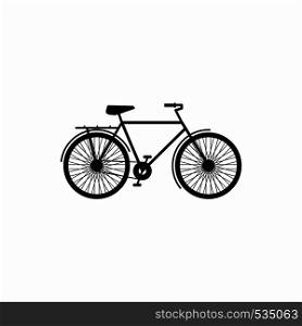 Bike icon in simple style on a white background. Bike icon in simple style