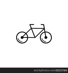 bike icon vector illustration logo design 