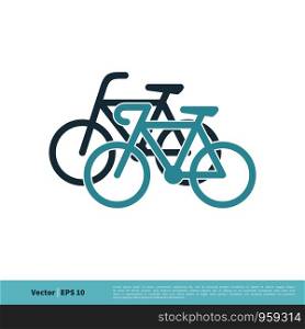 Bike Icon Vector Logo Template Illustration Design. Vector EPS 10.