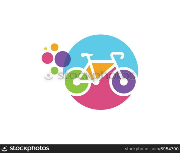 Bike logo icon design template vector illustration