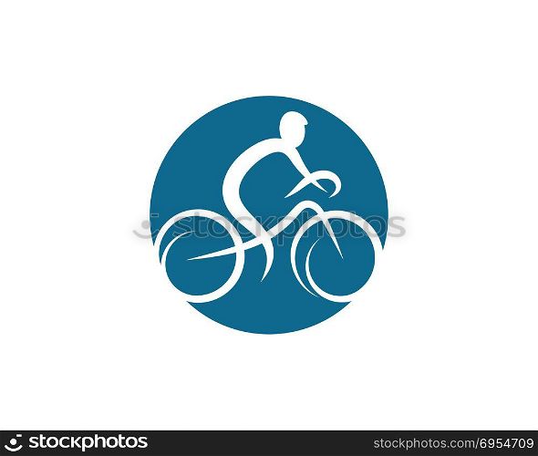 Bike logo icon design template vector illustration