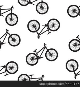 bike seamless pattern vector illustartion