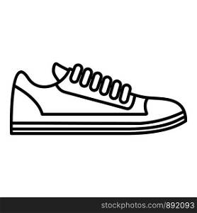 Bike shoes icon. Outline bike shoes vector icon for web design isolated on white background. Bike shoes icon, outline style