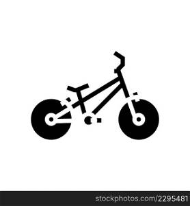 bike transport glyph icon vector. bike transport sign. isolated contour symbol black illustration. bike transport glyph icon vector illustration