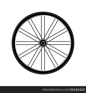 Bike Wheel Icon. Bicycle tire. Vector illustration. Stock image. EPS 10.. Bike Wheel Icon. Bicycle tire. Vector illustration. Stock image.