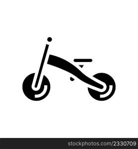 bike wooden glyph icon vector. bike wooden sign. isolated contour symbol black illustration. bike wooden glyph icon vector illustration