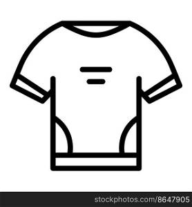 Biker shirt icon outline vector. Workout gym. Sport plus. Biker shirt icon outline vector. Workout gym