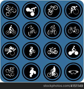 Bikes icons.