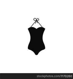 Bikini underwear or swimsuit vector icon illustration design