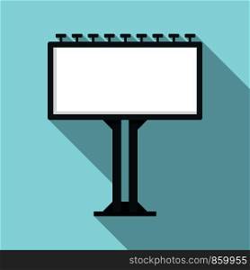 Billboard icon. Flat illustration of billboard vector icon for web design. Billboard icon, flat style