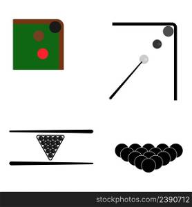 Billiard icon vector illustration symbol design